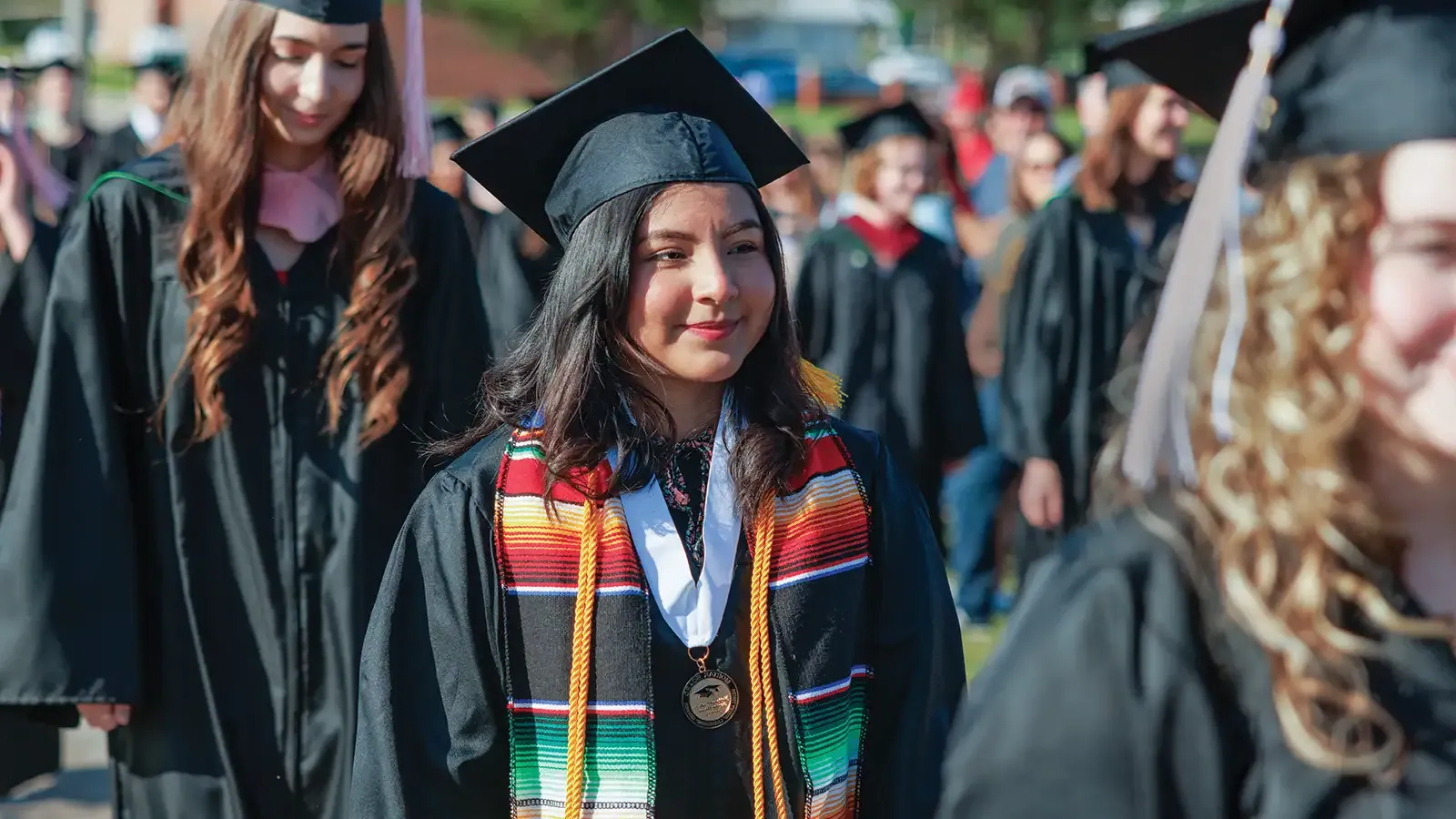 Jennifer Santos, 2023 OBU Graduate, participates in The Walk.